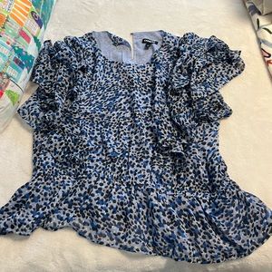 Express ruffle blouse (size XL)
